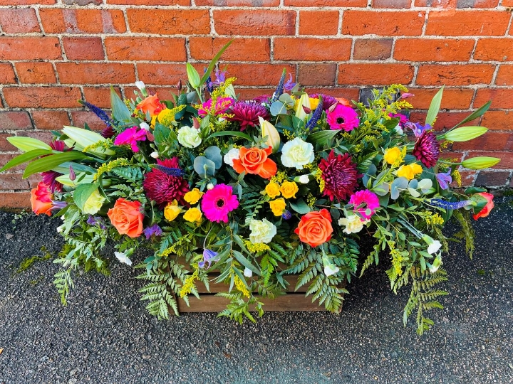 Vibrant Casket Spray