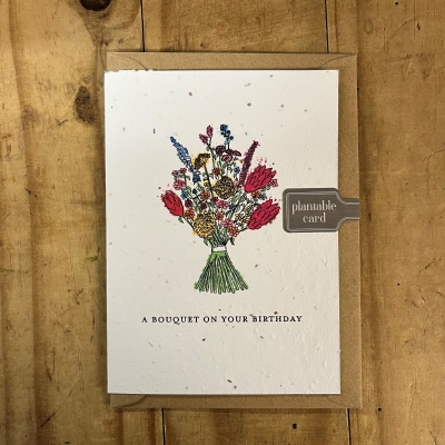 Birthday Bouquet Seed Card