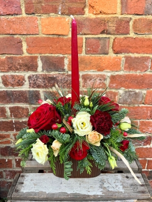 Christmas Candle Arrangement