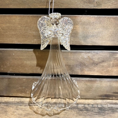 Fluted Glass Angel
