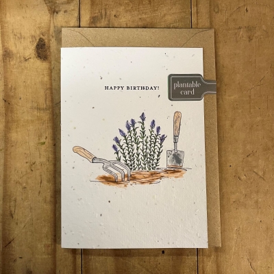 Gardening Birthday Seed Card