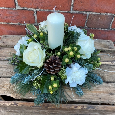Wonderfully White Christmas Arrangement