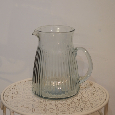 Glassed Ribbed Jug