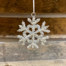 Beaded Snowflake