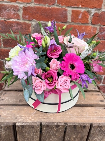 Beautiful Blooms Hatbox