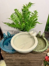 Ceramic Bird Bath