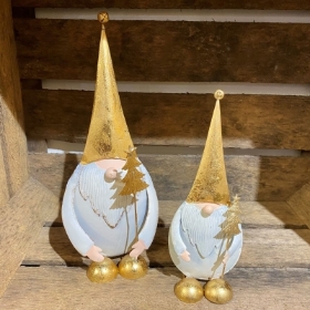 Cream and Gold Christmas Gonks