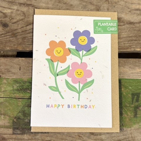 Happy Birthday Plantable Card