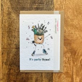 It's Party Thyme Seed Card