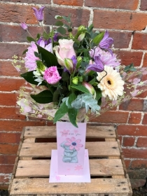 Just for you card vase