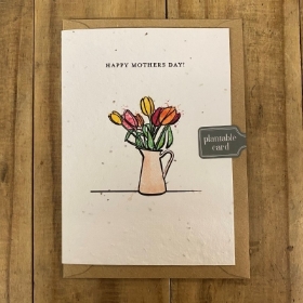 Mothers Day Tulips Seed Card