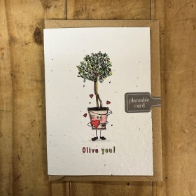 Olive You Seed Card