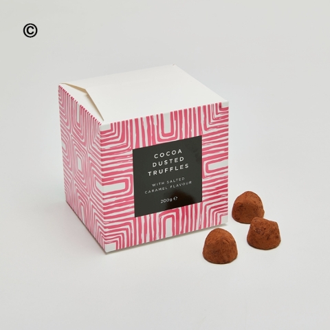 Salted Caramel Cocoa Dusted Truffles
