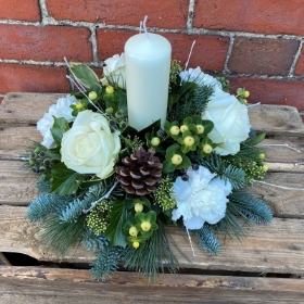 Wonderfully White Christmas Arrangement